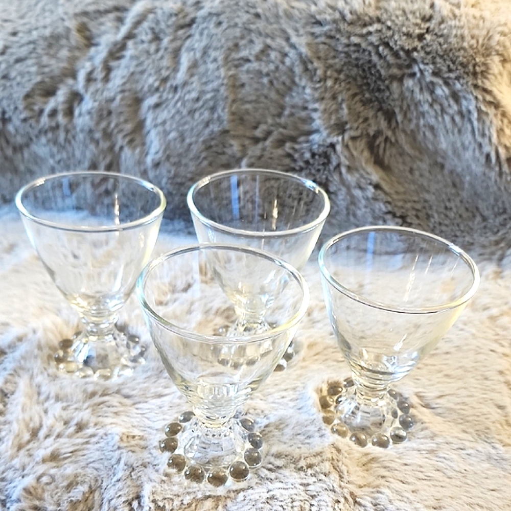 Vintage Anchor Hocking Boopie Cordial Glasses
